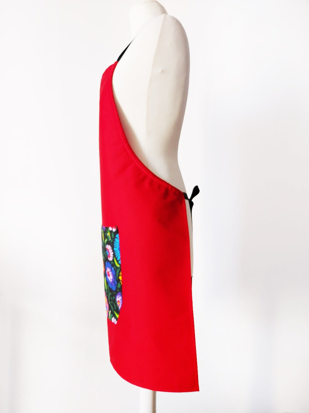Cooking Kitchen Aprons for Women Men, Workshop, BBQ, Cotton Apron, Red Apron