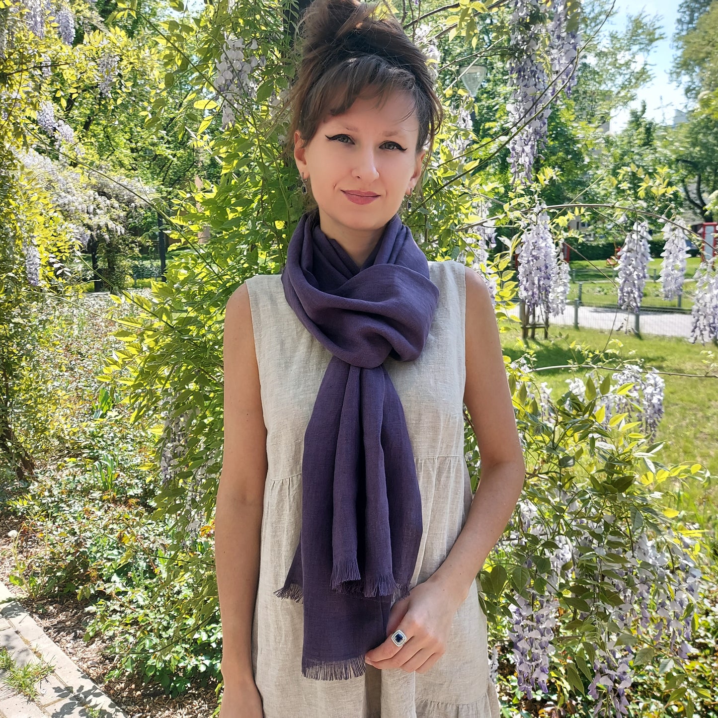 Scarf, Linen long Scarves, Men's Scarves, Women's Scarves, Winter Scarves, Summer Scarves
