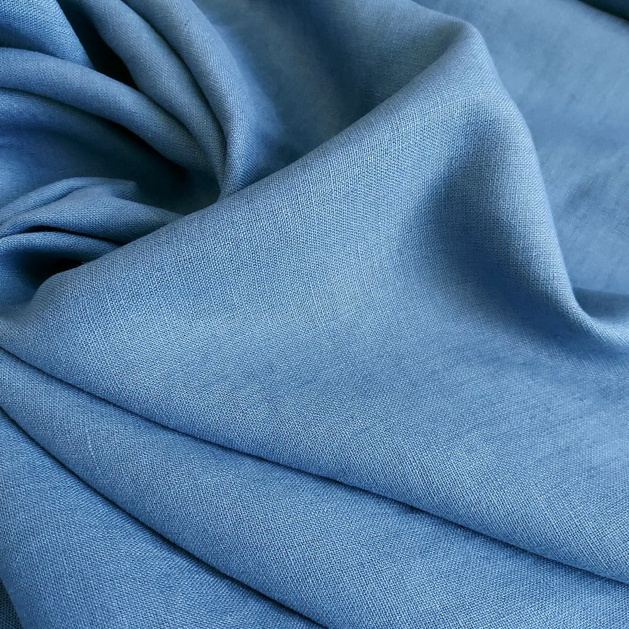 Linen fabric by metre, Soft linen fabric, Denim linen fabric