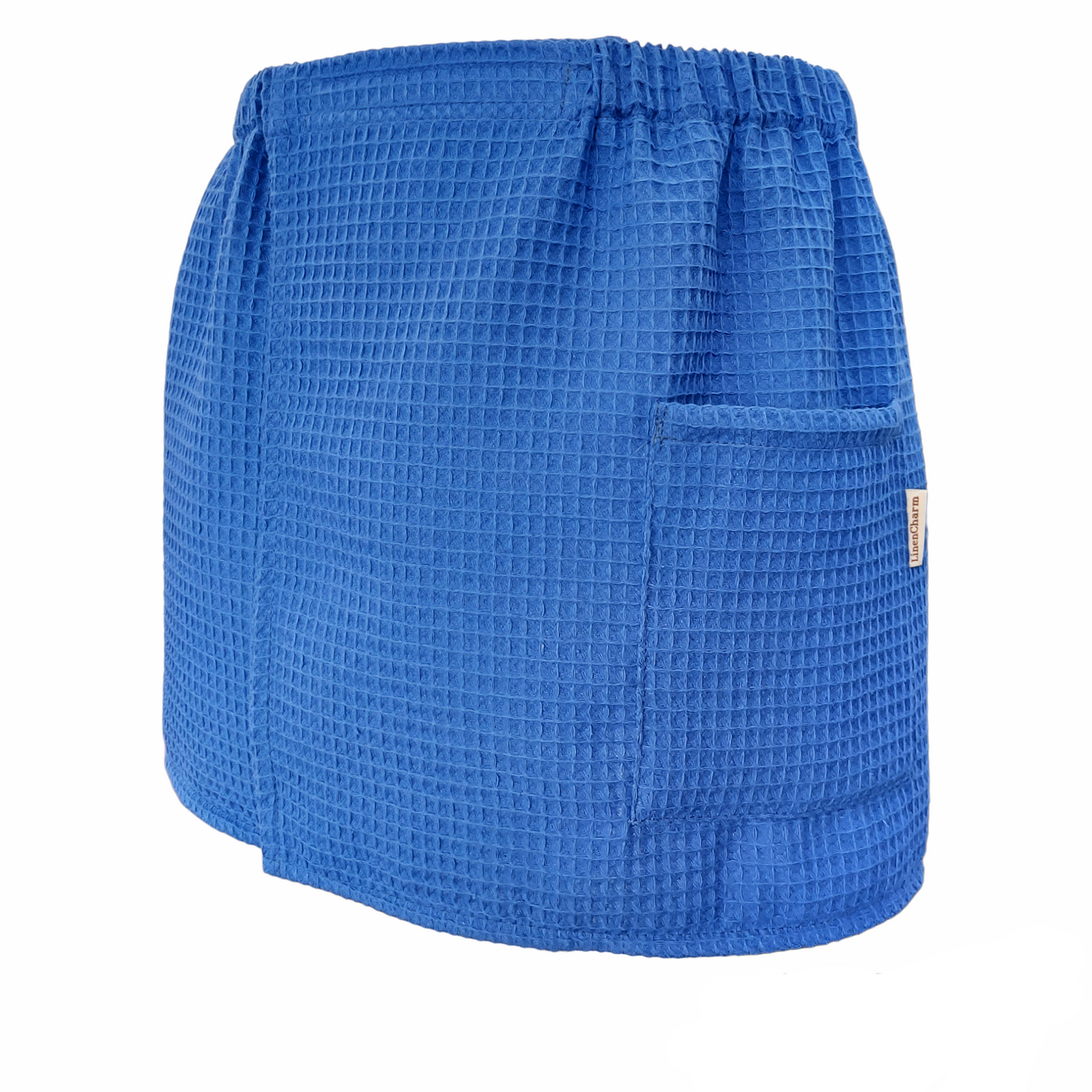 Sexy Spa Towel Wrap XS-6XL for Men, Bath Towel Spa Pool Sauna Towel Kilt Wrap, Blue