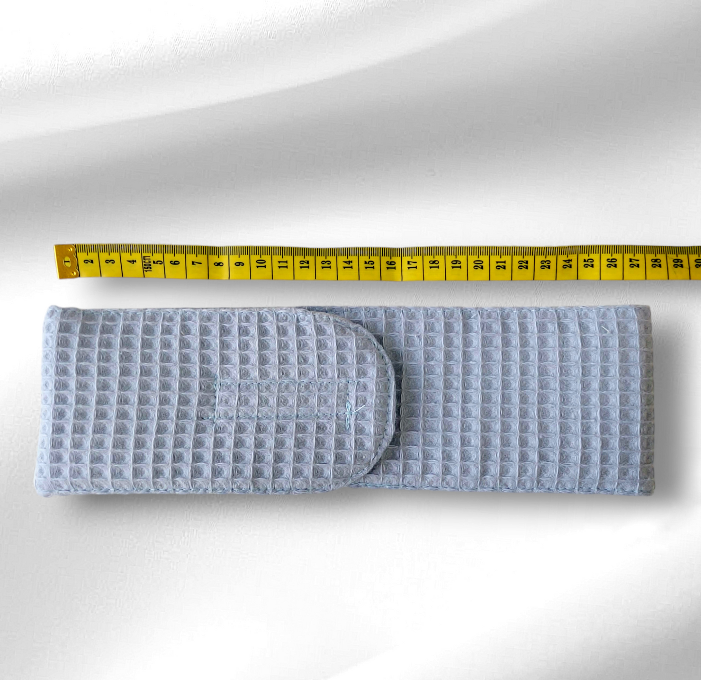 Burgundy Spa Cotton Headband – Adjustable with Velcro Closure