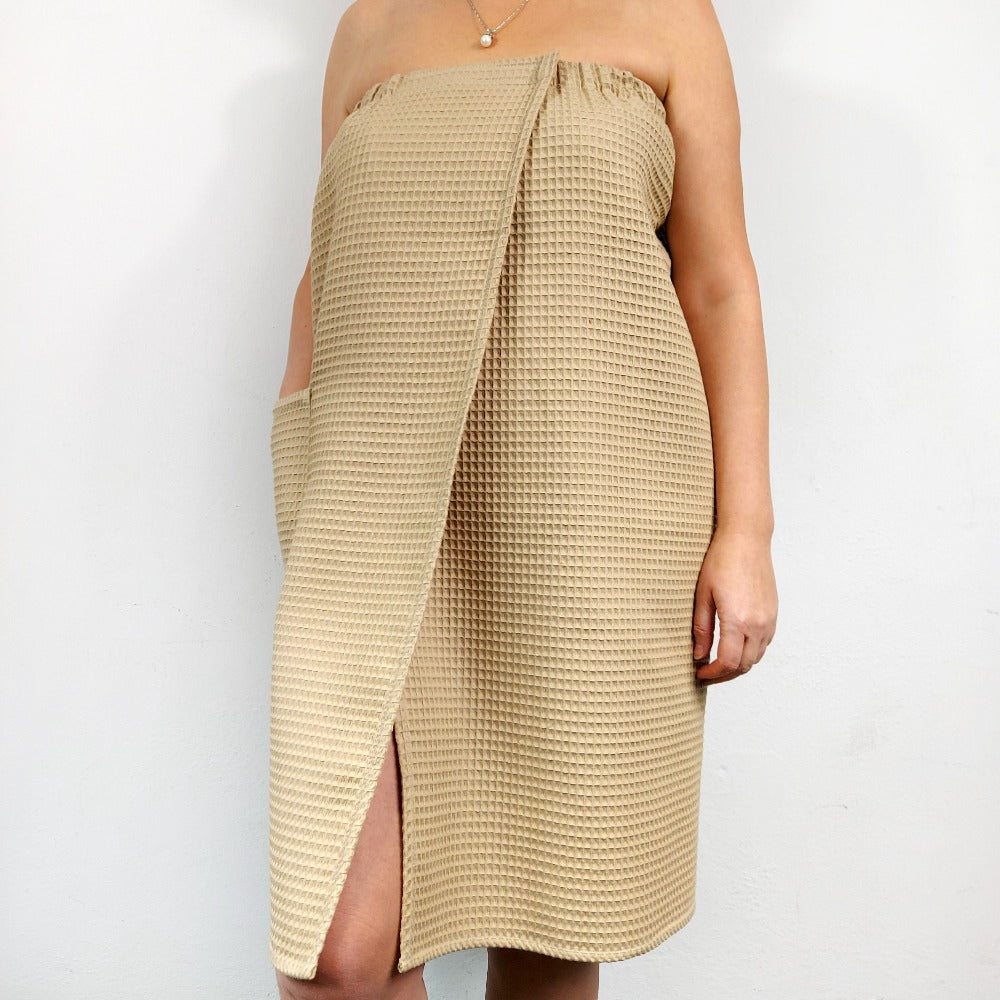 Wrap Towel for Women, Sauna Pareo Wrap, Towel Wrap, Beige Sand XS / Beige / Sand Wrap Towel for Women, Sauna Pareo Wrap, Towel Wrap, Beige Sand XS / Beige / Sand