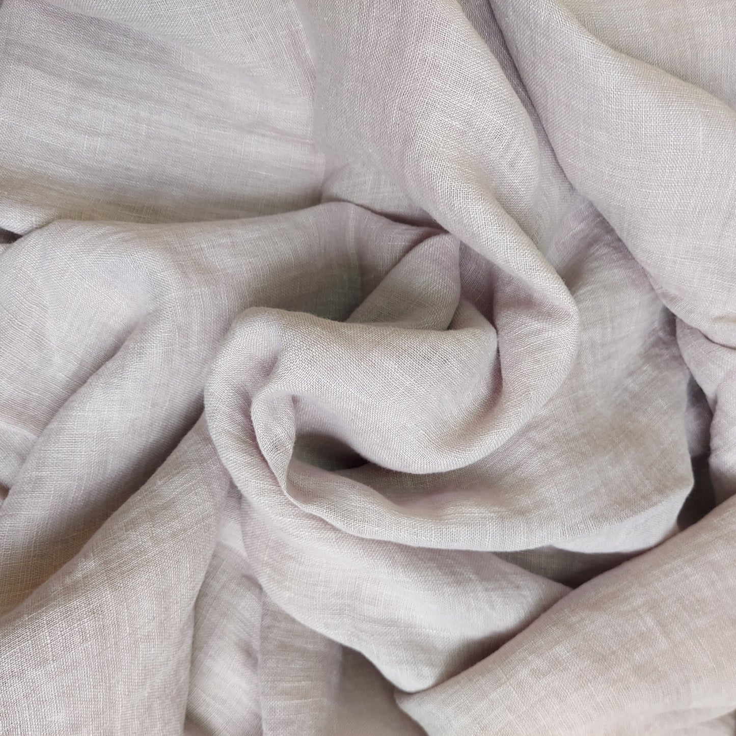 Close-up of beige fabric with soft texture