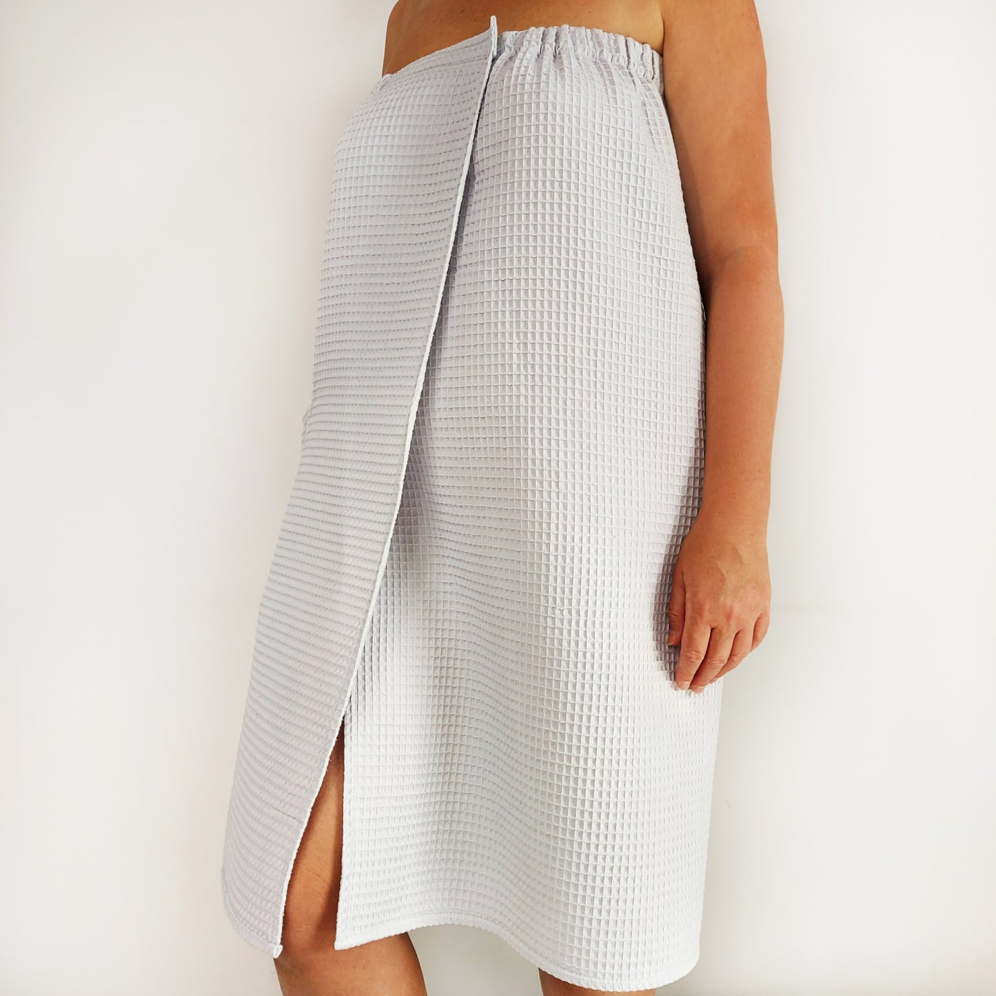 Spa wrap, bath towel wrap, towel waffle weave