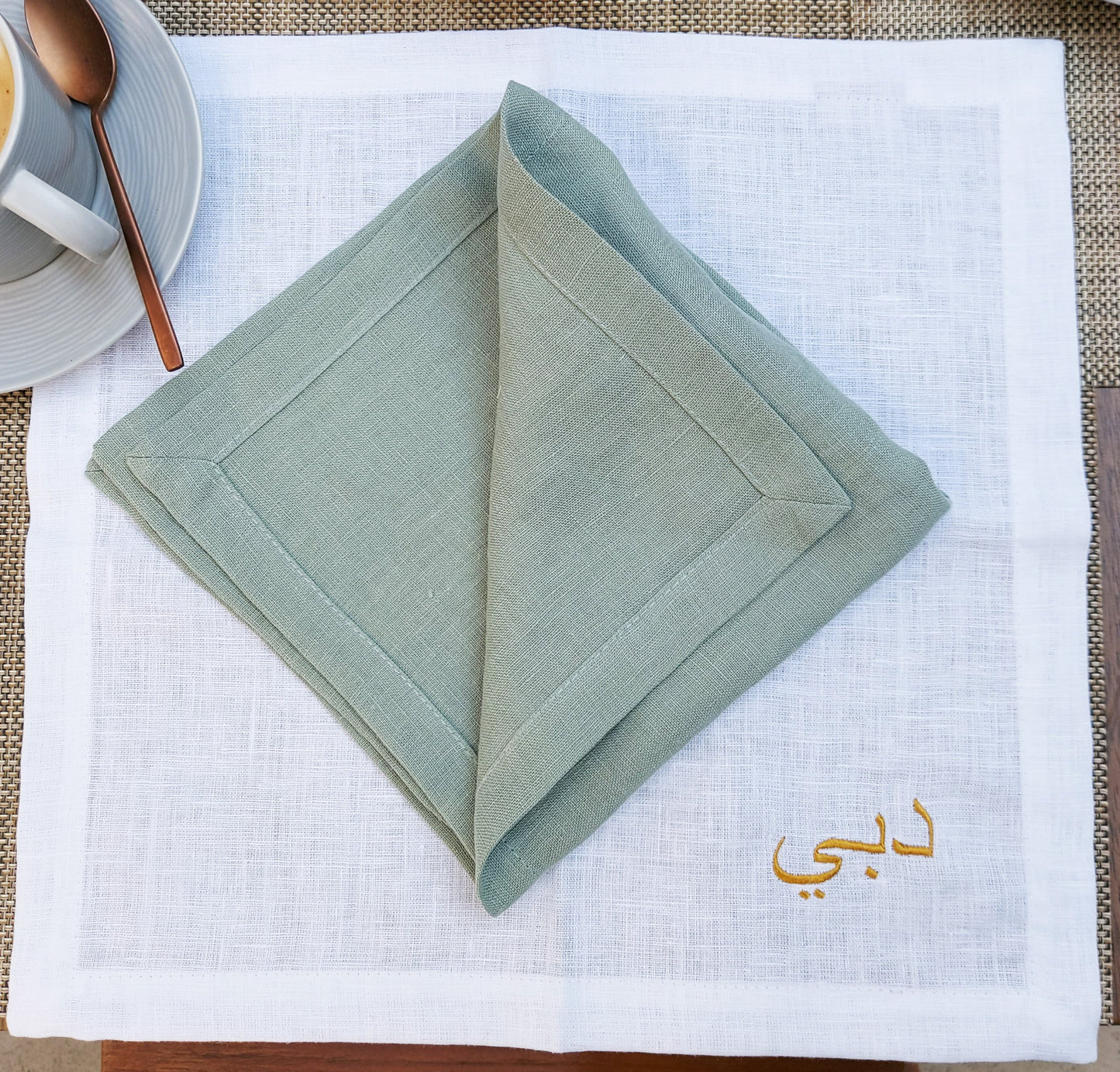 Sage Linen Napkins, Eco Friendly Tableware, Sustainable Home Decor, Linen Napkins, Reusable Napkins, Sage Green Decor, Natural Table Setting, Elegant Table Decor, Soft Sage Napkins, Rustic Chic Tableware