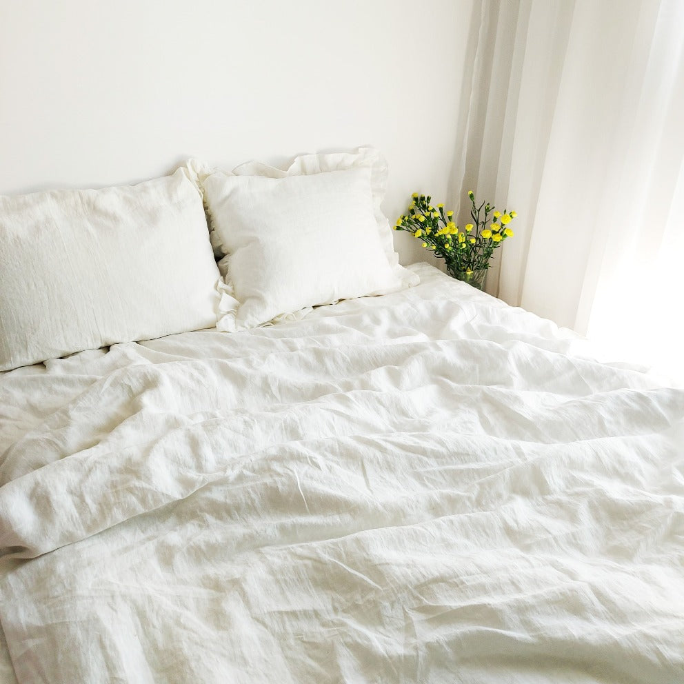 Linen bedding, linen bedding set