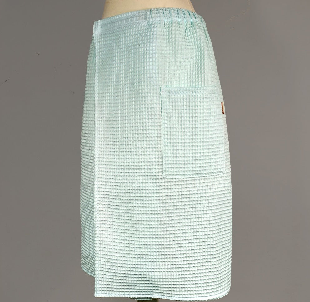 Sauna wrap towel, kilt for spa, waffle weave towel