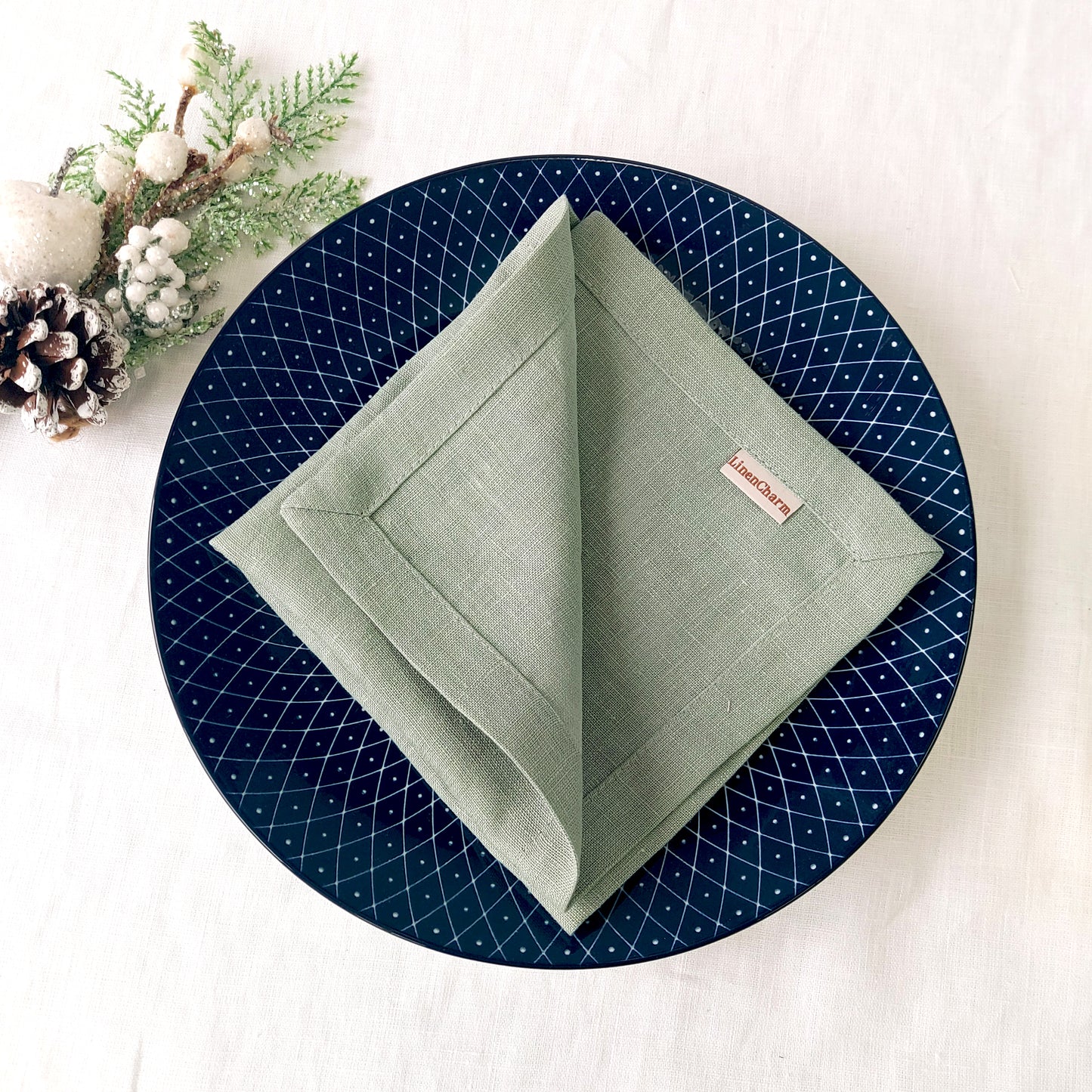 Sage Linen Napkins, Eco Friendly Tableware, Sustainable Home Decor, Linen Napkins, Reusable Napkins, Sage Green Decor, Natural Table Setting, Elegant Table Decor, Soft Sage Napkins, Rustic Chic Tableware