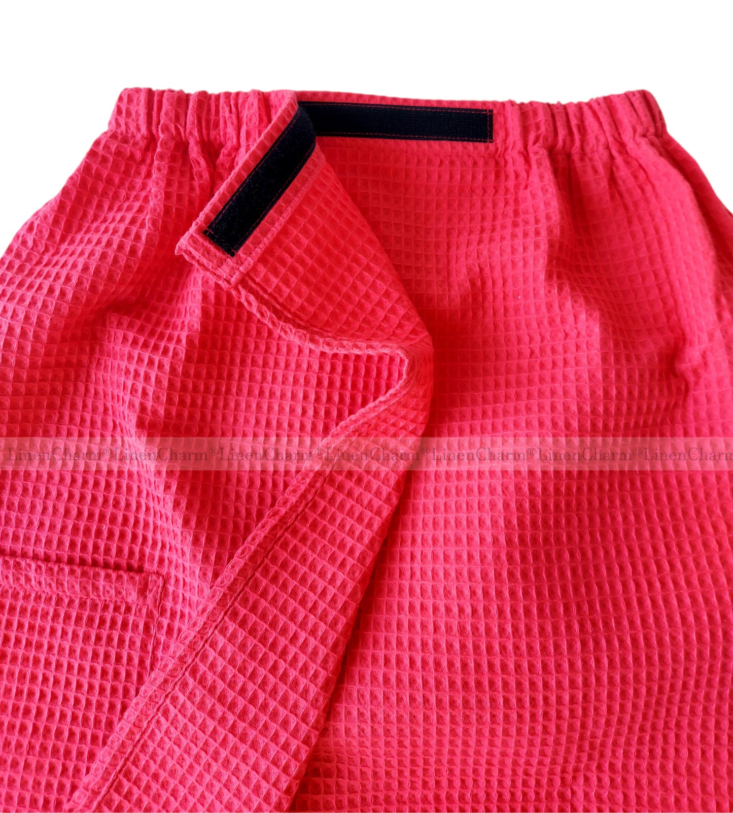 Red Women's Cotton Bath Towel Wrap – Soft, Quick-Dry Spa Towel for Sauna & Pool