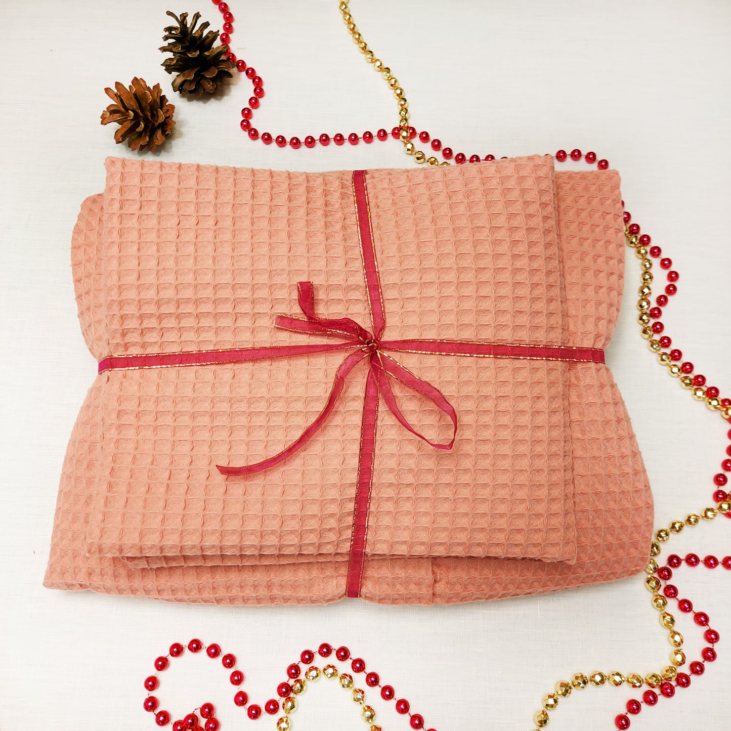 Spa wrap towel, towel for spa, waffle weave towel, gift for her
