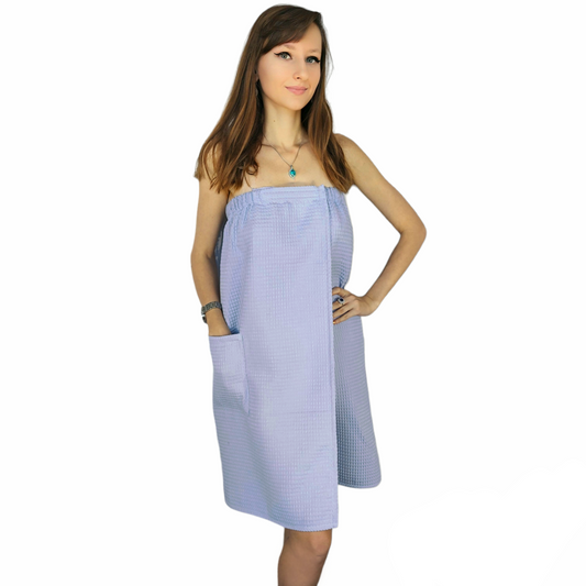 Premium Spa Towel Wrap for Women – Soft Cotton, XS-6XL, Lavender
