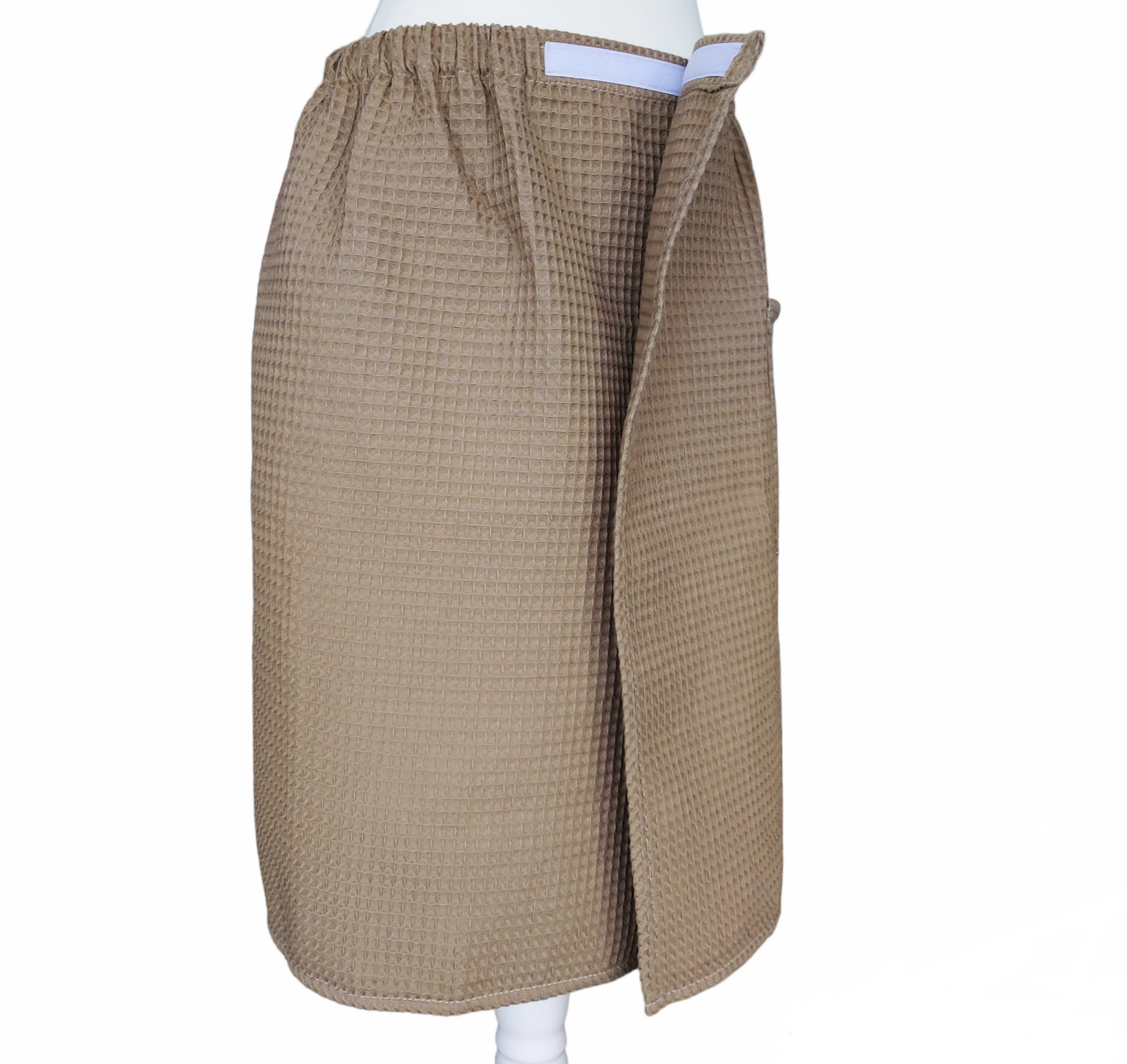 Premium Spa Towel Wrap for Men – Soft Cotton, XS-6XL, Taupe