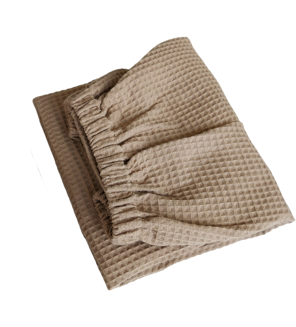 Taupe Cotton Towel Wrap for Men – Perfect for Bath, Sauna, and Pool