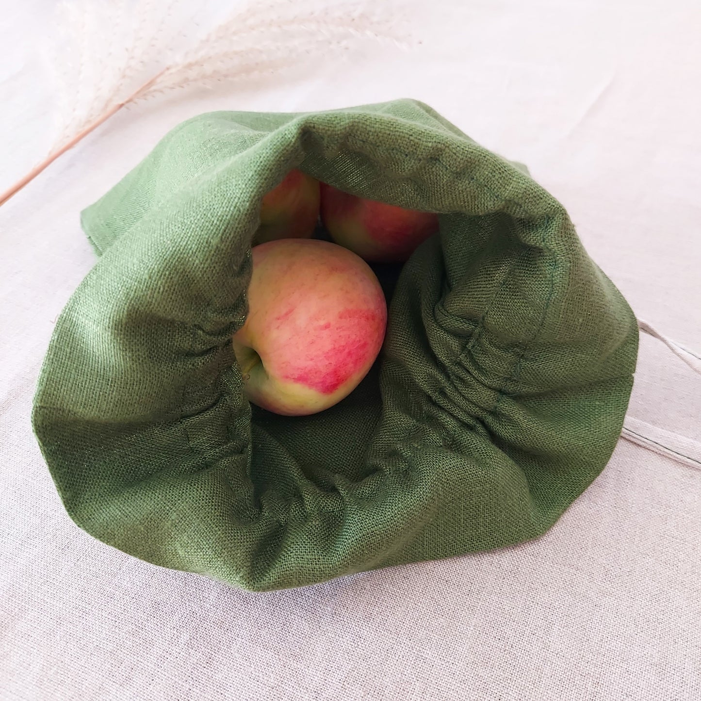 Organic linen bag, 10 Colors