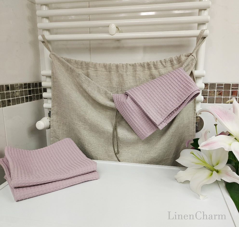Natural Linen laundry bag