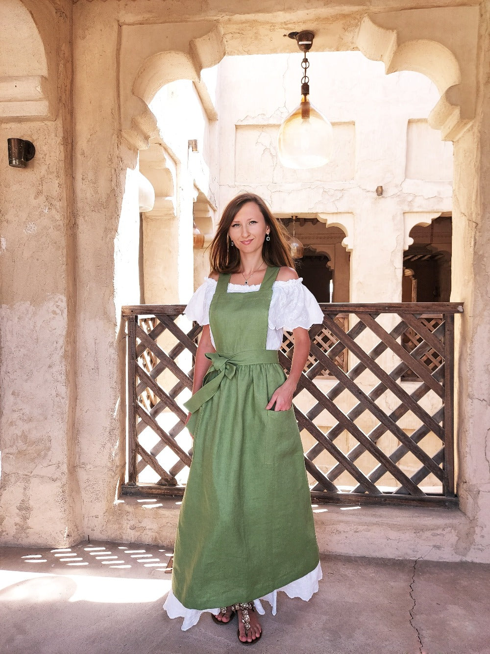 Vintage style apron Cooking apron Baking apron Gardening apron