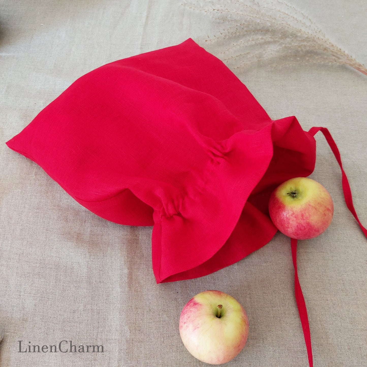 Linen bread bag