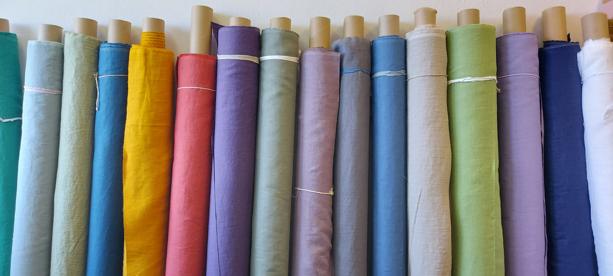 Line Collection Color Map The Color Palette of Linen Fabric: Choosing from Over 50 Shades – LINEN ...