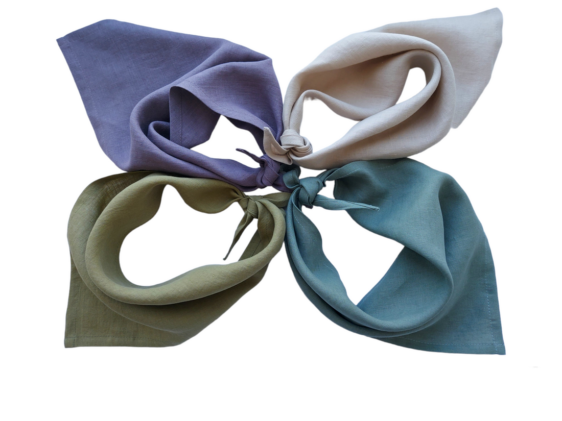 Linen Bandanas: Your Stylish Everyday Essential