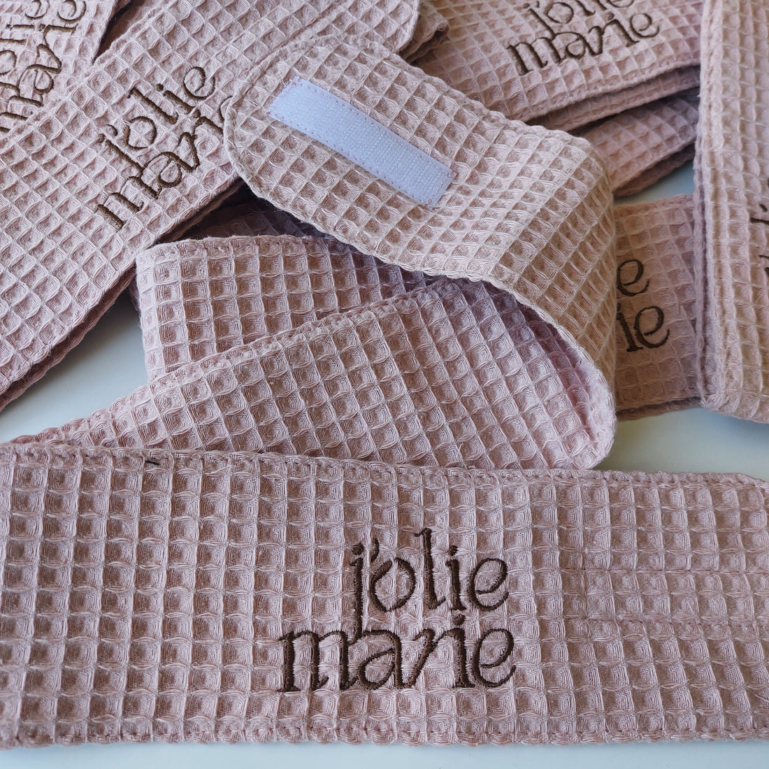 Custom Spa Headbands for Beauty Brands — OEM & ODM Cotton Waffle Manufacturing by Linen Charm
