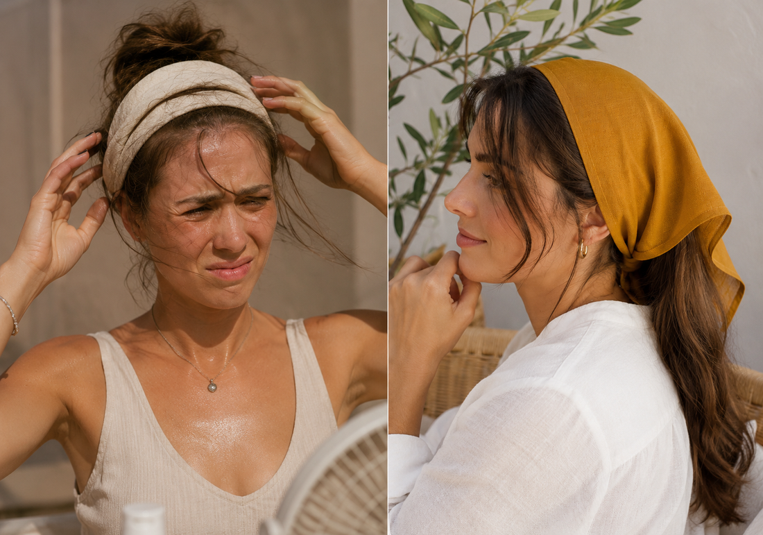Tired of Bad Hair Days? Why a Linen Bandana Is the Perfect Solution for Sensitive Skin & Everyday Comfort