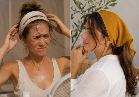 Tired of Bad Hair Days? Why a Linen Bandana Is the Perfect Solution for Sensitive Skin & Everyday Comfort