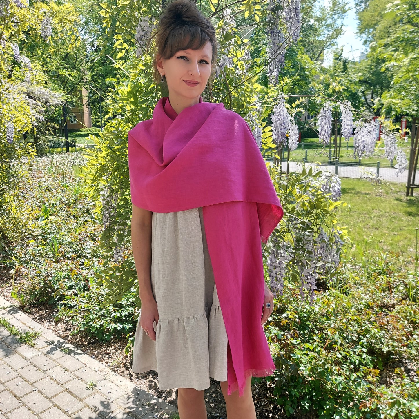 Scarf, Linen long Scarves, Men's Scarves, Women's Scarves, Winter Scarves, Summer Scarves