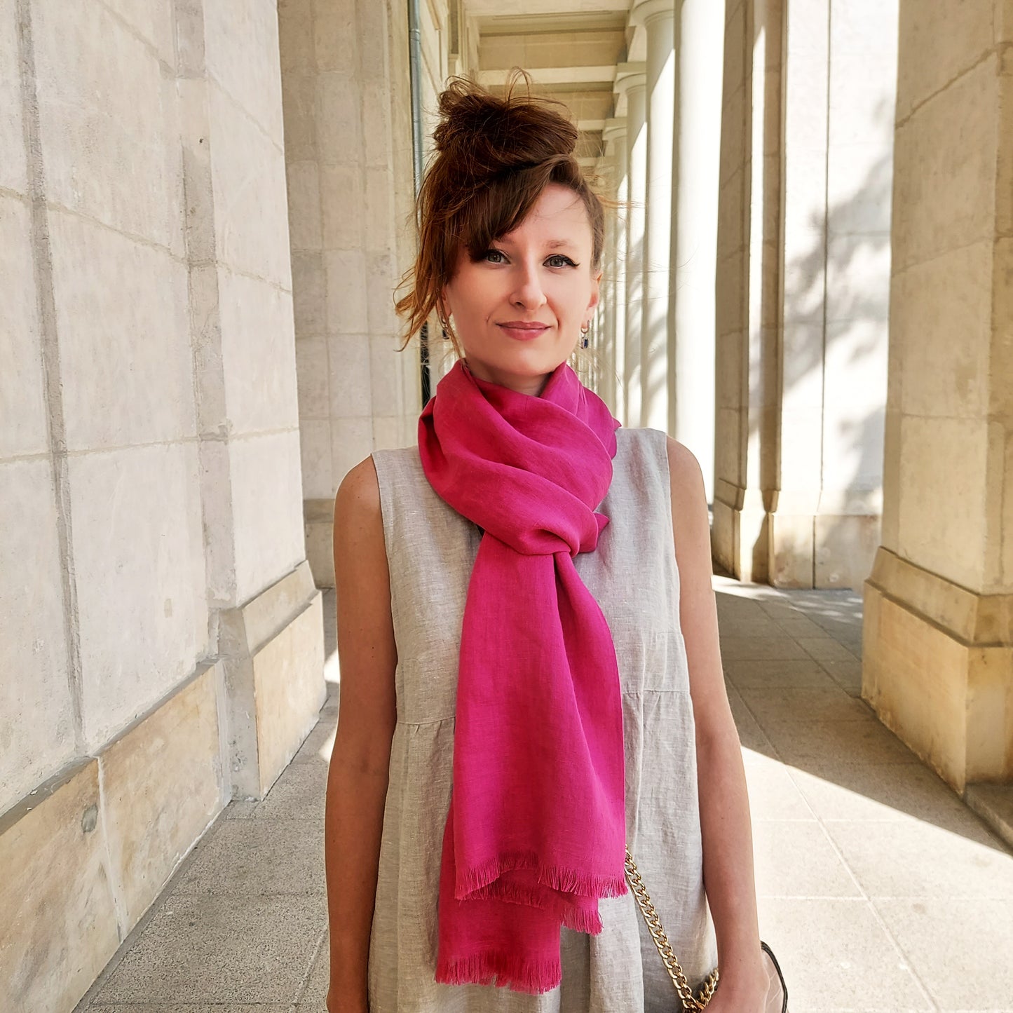 Scarf, Linen long Scarves, Men's Scarves, Women's Scarves, Winter Scarves, Summer Scarves