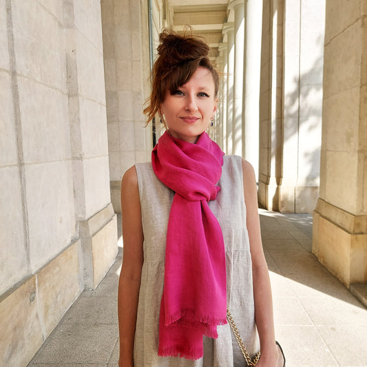 Scarf, Linen long Scarves, Men's Scarves, Women's Scarves, Winter Scarves, Summer Scarves