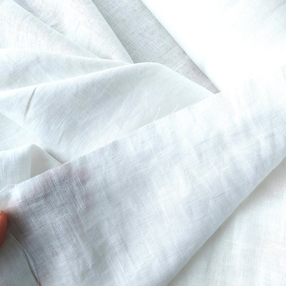 Linen fabric by metre, Soft linen fabric, Linen natural fabric, white linen