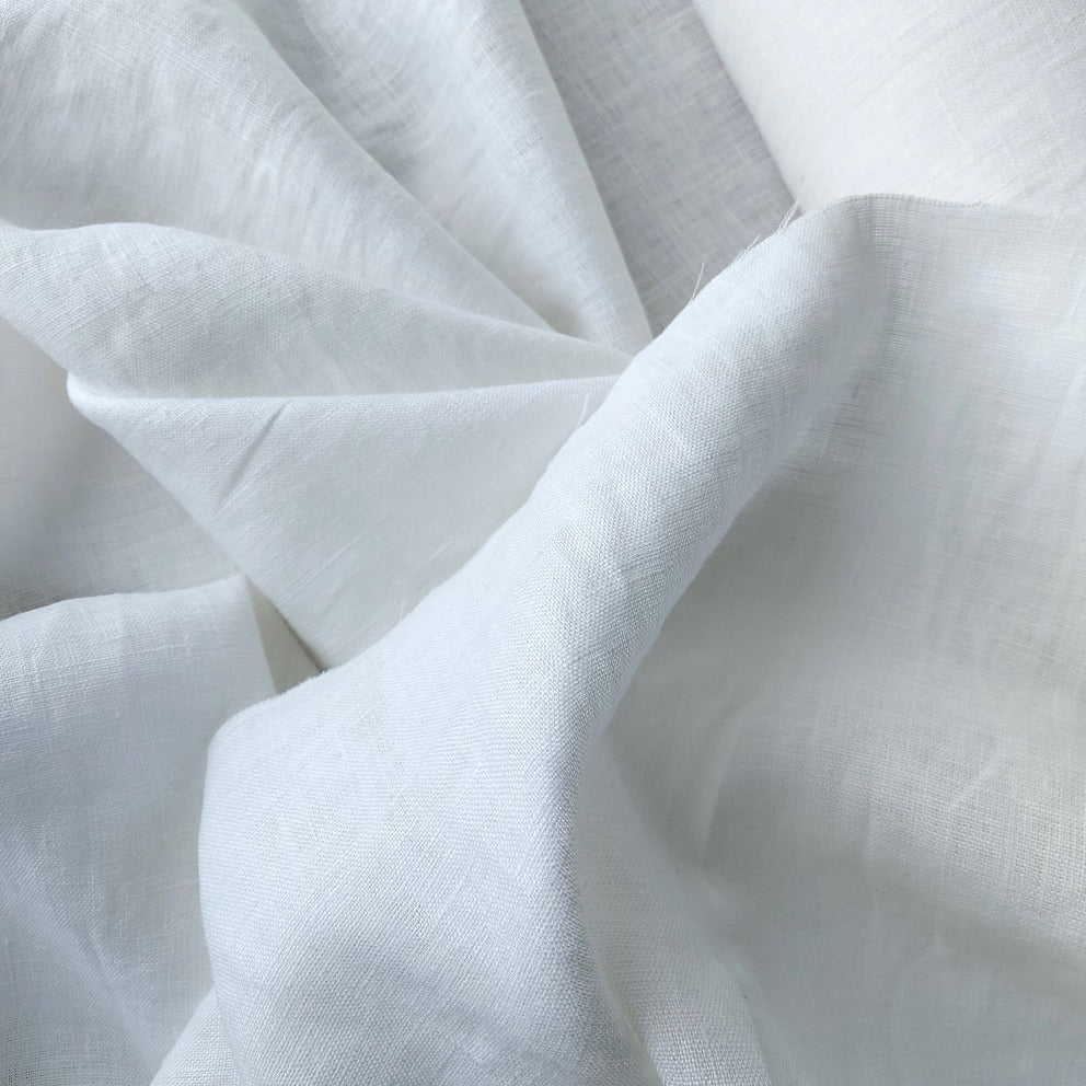 Linen fabric by metre, Soft linen fabric, Linen natural fabric, white linen