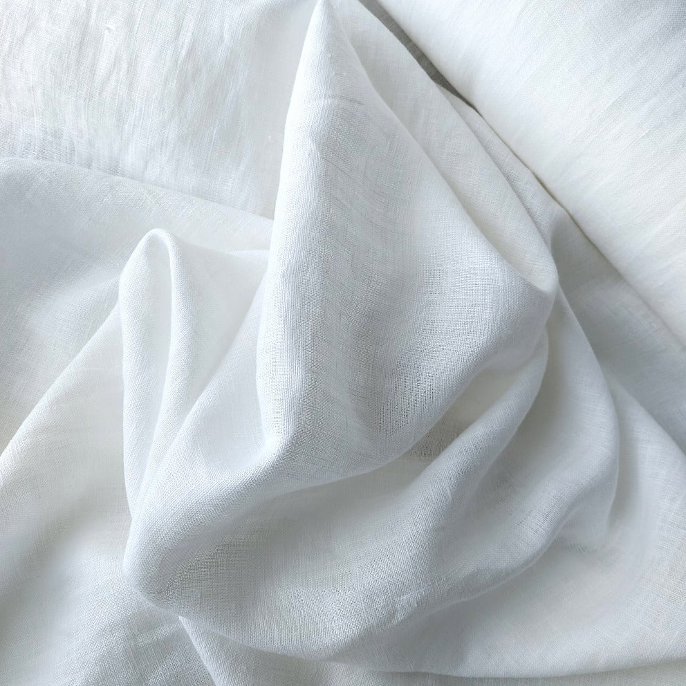 Linen fabric by metre, Soft linen fabric, Linen natural fabric, white linen