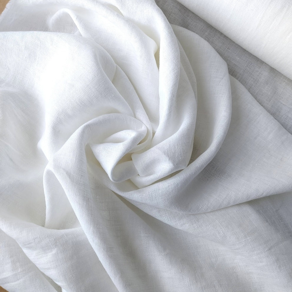 Linen fabric by metre, Soft linen fabric, Linen natural fabric, white linen