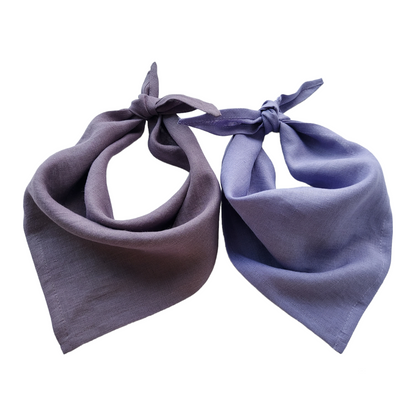 Linen bandana, 50 colors, Linen Headscarf, Linen Headband, Neckerchief, Linen Scarf, 82 x 38cm / 32,3 x 15"