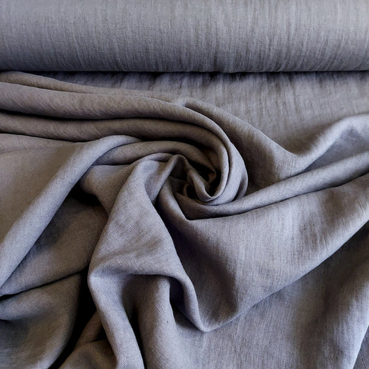 Linen fabric grey