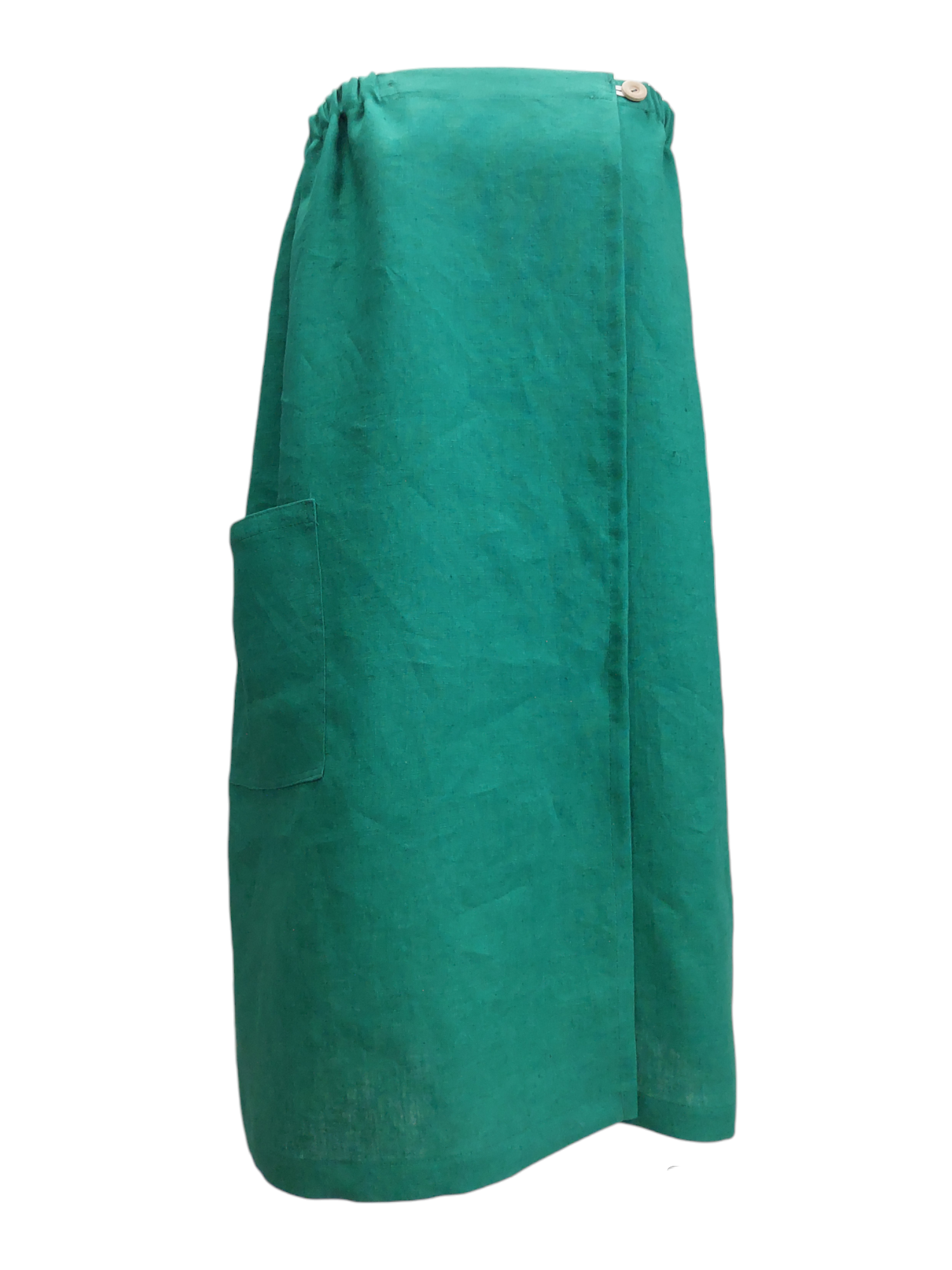 Linen Towel Wrap for Women, Sauna Pareo Wrap, Towel Wrap, Emerald