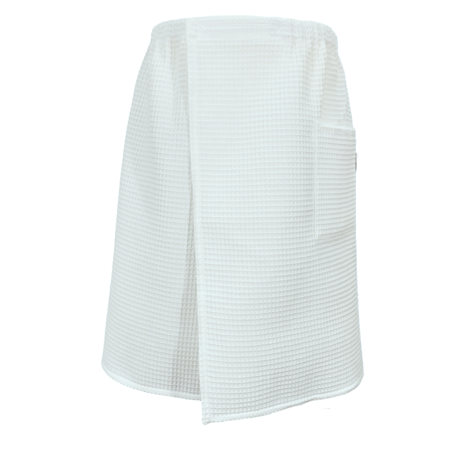 Set Wrap Towel + Hand Towel, Sauna Skirt Wrap, Towel Wrap for Men, White