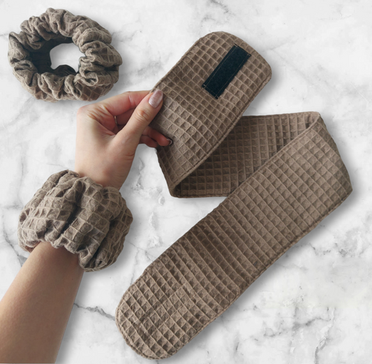 120 SETS headbands with logo and spa bracelets