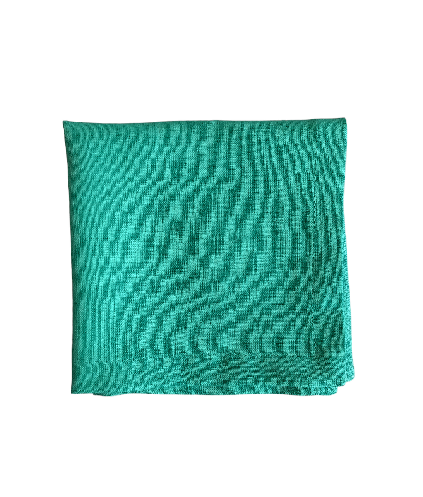 Linen Napkins for Weddings and Events, 100% Pure Linen Napkins, Emerald Napkins 205g/m2