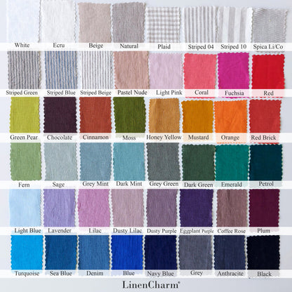 Linen Cushion Cover, Colors, Decorative Pillow Case, Throw Pillow Covers, Hidden Zipper Pillowcase