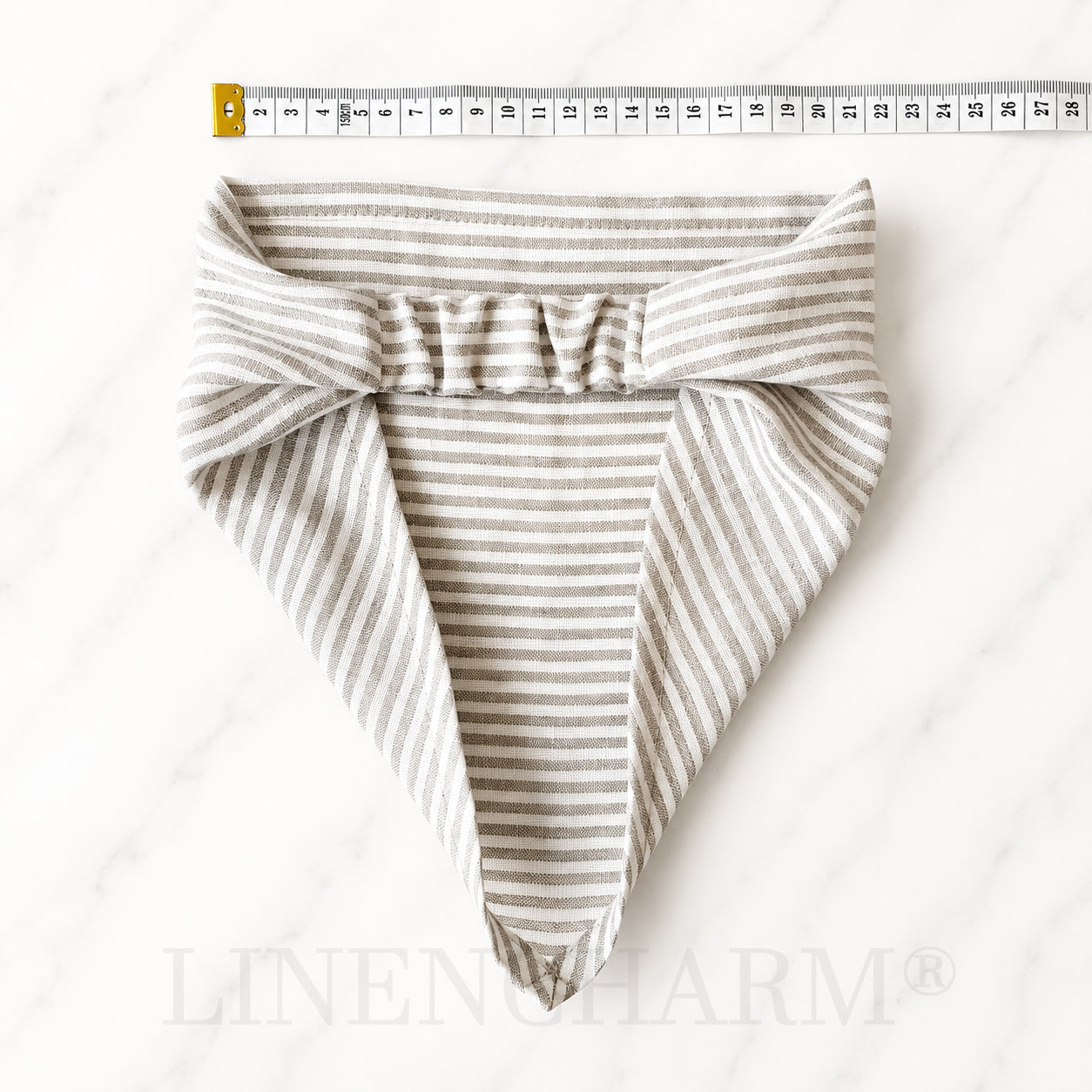 Linen Bandana with Elastic for Kids – Soft Breathable Summer Bandana | Different Colors