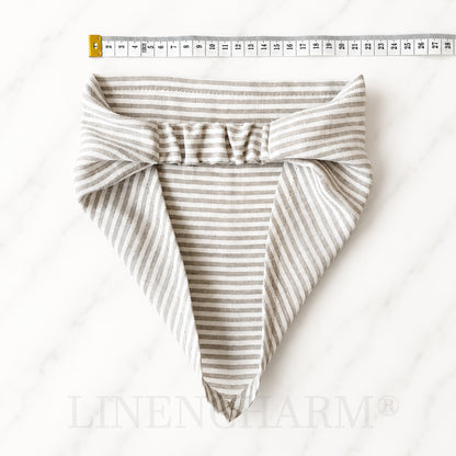 Linen Bandana with Elastic for Kids – Soft Breathable Summer Bandana | Different Colors