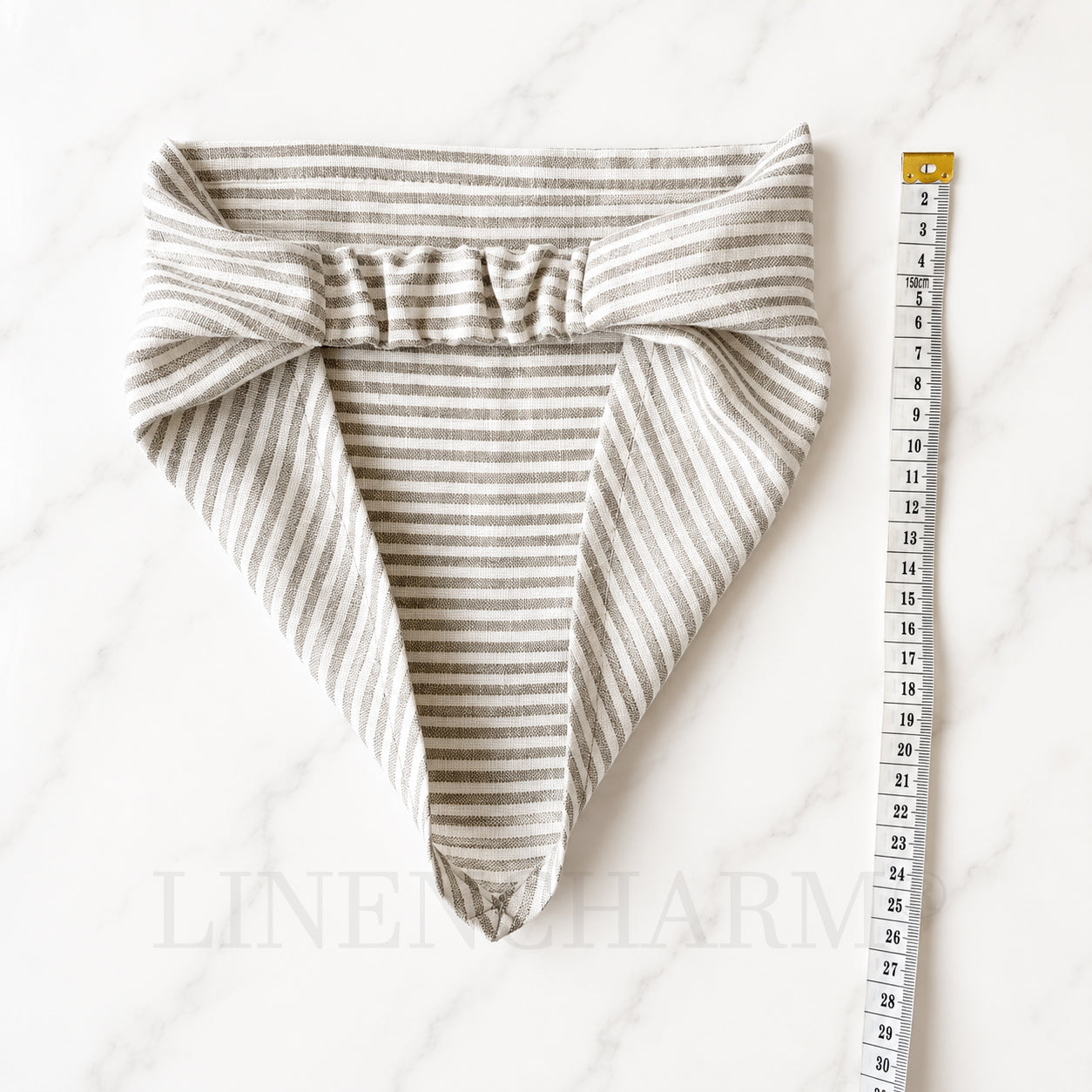 Linen Bandana with Elastic for Kids – Soft Breathable Summer Bandana | Different Colors