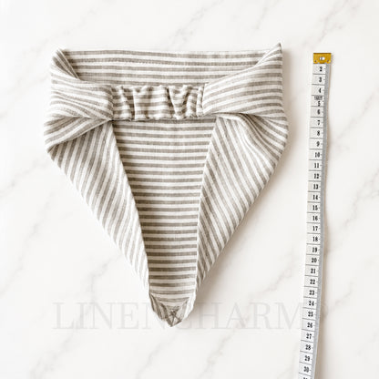 Linen Bandana with Elastic for Kids – Soft Breathable Summer Bandana | Different Colors