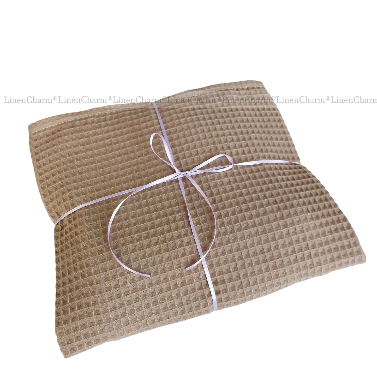 Cotton Waffle XL Bath Towel – Lightweight & Fast-Drying – 100×180 cm