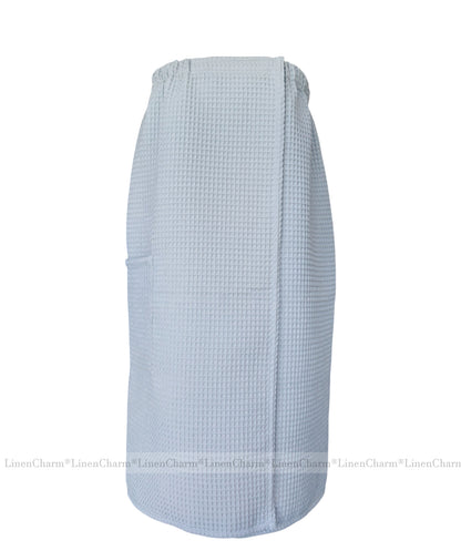 Premium Spa Towel Wrap for Women | XS-6XL, Soft Cotton for Bath, Sauna & Pool – Light Grey