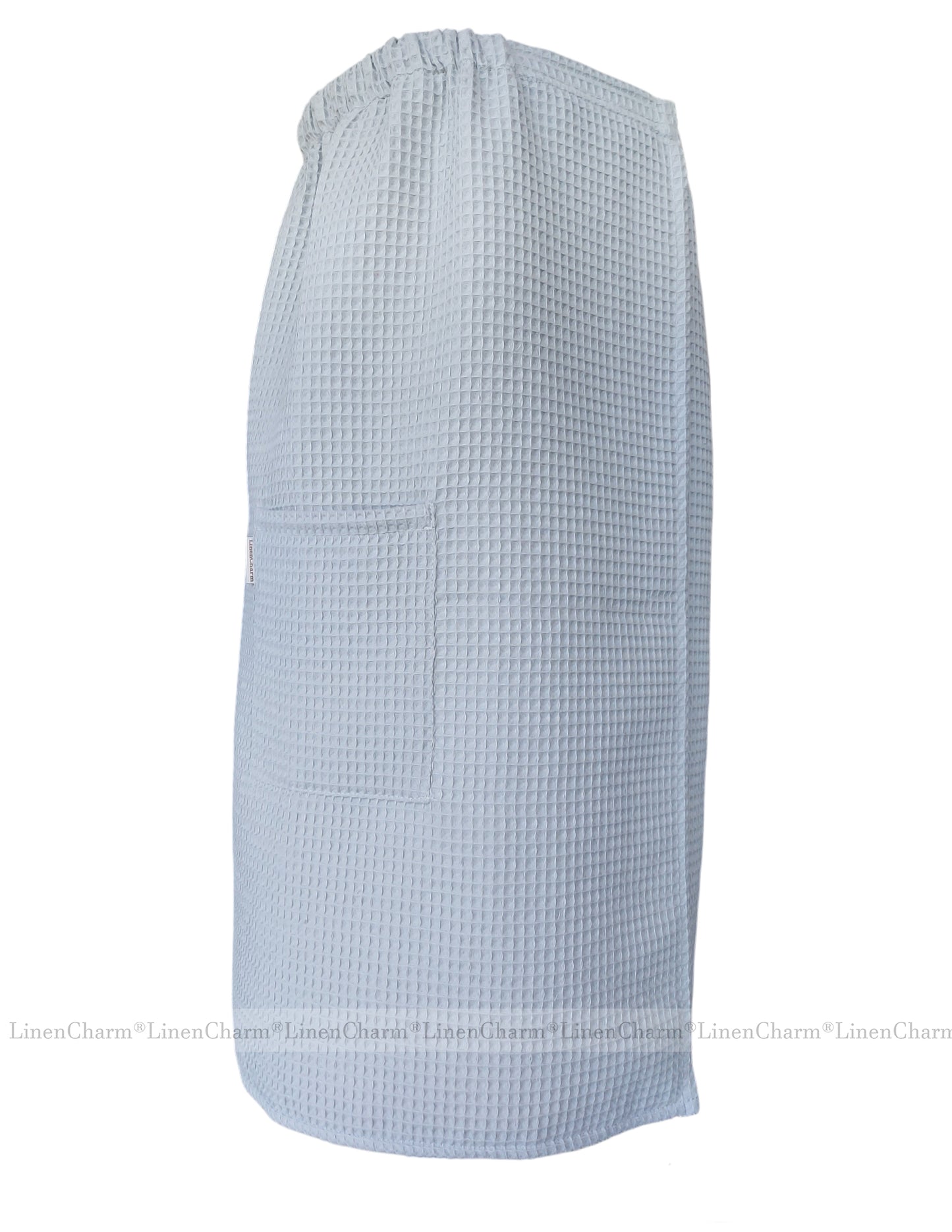 Premium Spa Towel Wrap for Women | XS-6XL, Soft Cotton for Bath, Sauna & Pool – Light Grey