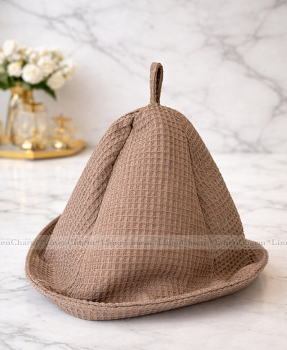 Sauna Hat – Waffle Cotton 100% – Unisex Spa Cap – Head Protection - Colors