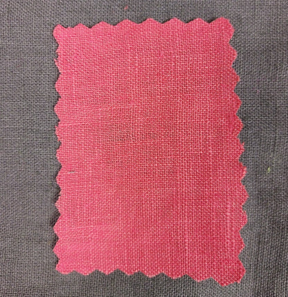 Linen fabric by metre, Soft linen fabric, Coral linen fabric