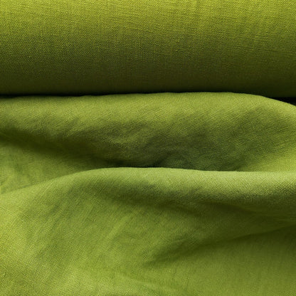 Linen fabric by metre, Soft linen fabric, Moss linen fabric